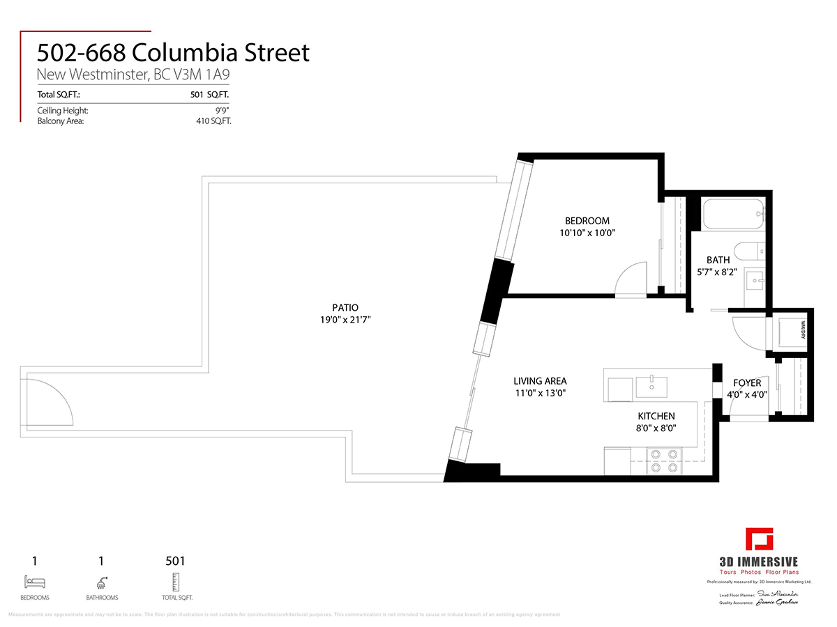 502 668 Columbia Street, New Westminster